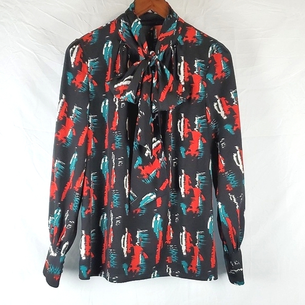 W118 by Walter Baker Tie Neck Blouse‎